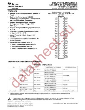 SN74LVT16244BDGVR datasheet  